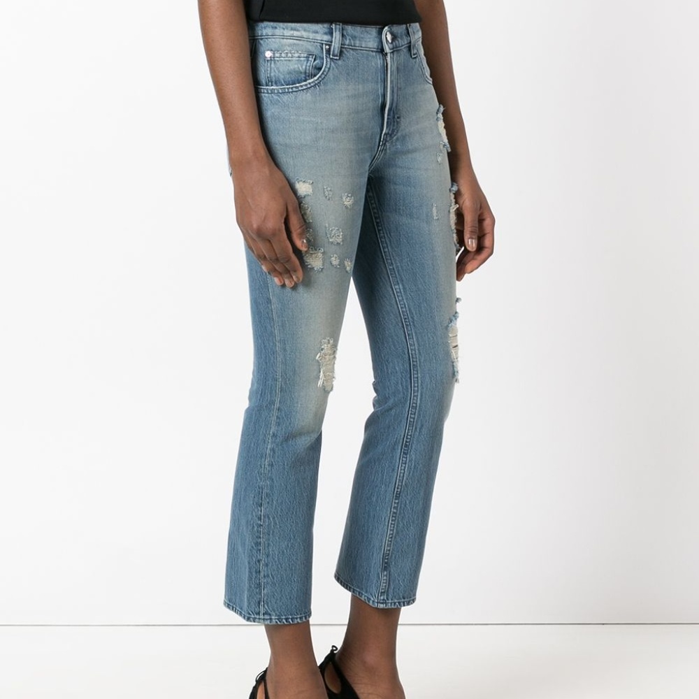 IRO WOMEN' LEADA CROPPED JEANS SZ. 26 MSRP $ 240 - Picture 2 of 8
